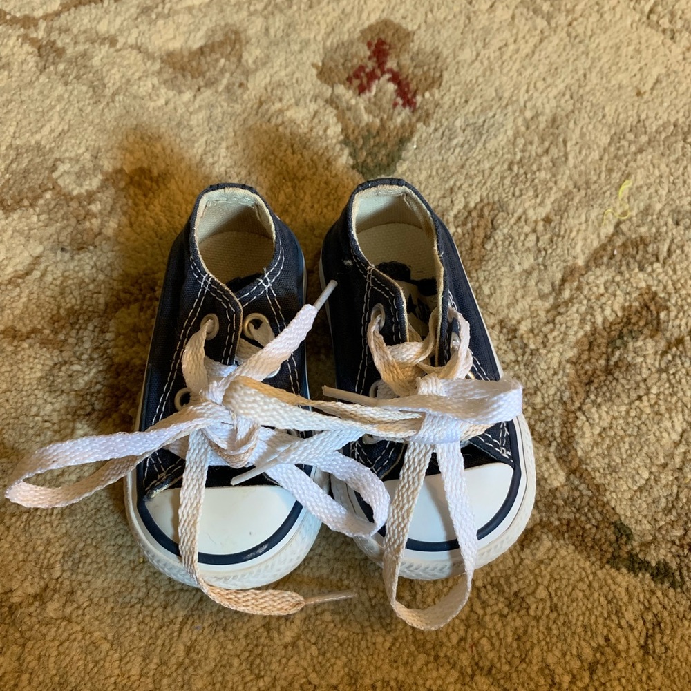Navy Converse size 2